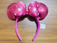 【California購入】ミニーマウス耳カチューシャ ピンク