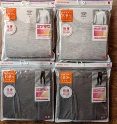 お買い得ユニクロ　メンズ　極暖　ヒートテック　Mサイズ４点