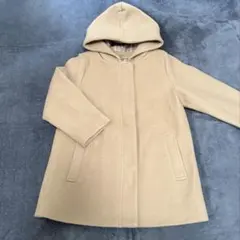 新品 110 GLOBAL WORK ノーカラーコート ベージュ