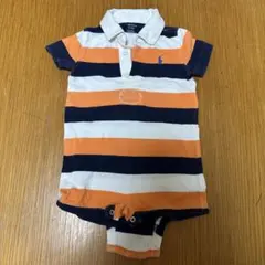 Ralph Lauren ストライプロンパース 70cm