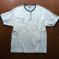 FUKIZO ホワイト ヘンリーネック Tシャツのサムネイル