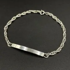 old Tiffany ID plate silverbracelet y2kのサムネイル