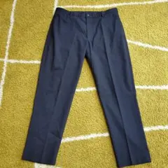 UNIQLOネイビー スラックス Lサイズウエスト84-92cm