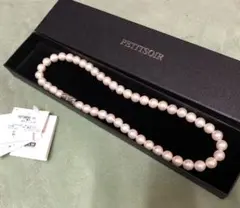 PETITSOIR ホワイトパールネックレス 8mm