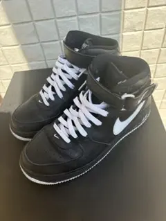 Nike Air Force 1 ハイカットスニーカー ブラック/ホワイト