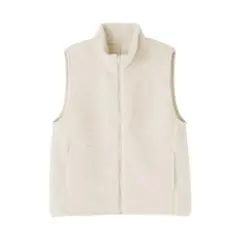 無印良品 婦人 ボアフリースベスト