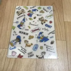 ドナルドダック チップとデール 下敷き