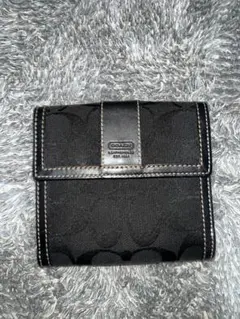 M*s様 COACH ブラック 二つ折り財布