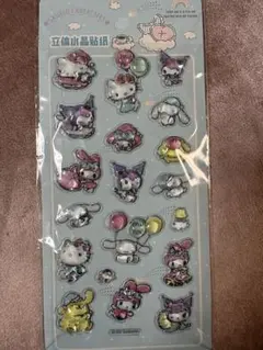 シナモロール　ぷくぷくシール　ポムポムプリン　海外限定　正規品　サンリオ