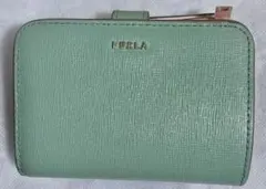 FURLA 二つ折り財布　緑