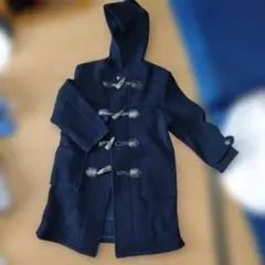 familiarネイビー フード付き ダッフルコート