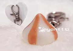 蟹団子 チャーム キーホルダー