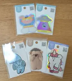 クリエーターキャラクター ステッカー 5枚セット