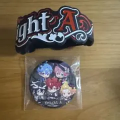 騎士A KnightAばぁうくん ラバーバンド 缶バッジ