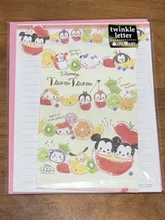 Disney Tsum Tsum レターセット★便箋20枚、封筒10枚★未開封