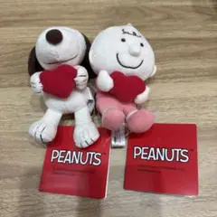 SNOOPY マスコット ピンク×ハート