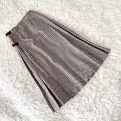 イングランド製 《アクアスキュータム》 (F) プリーツラップスカート 上品