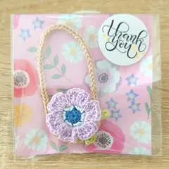 10cmぬい服 オビツ11 ポシェット アネモネ（紫）