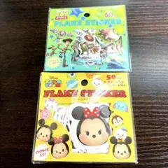 フレークステッカー　ツムツム&トイストーリーセット　ディズニー