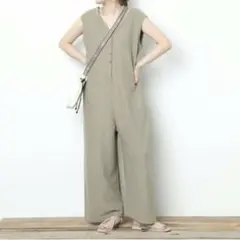 フリークスストア　裏毛リラックスオーバーオール