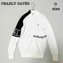 6799【美品】パーリーゲイツ　ニットジャケット　レディース　23年モデル　綿