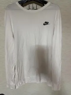 NIKE 長袖 クルーネック Tシャツ ホワイト Lのサムネイル