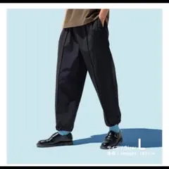 ファミマ コンビニエンスウェア ブラック Lサイズ ジョガーパンツ