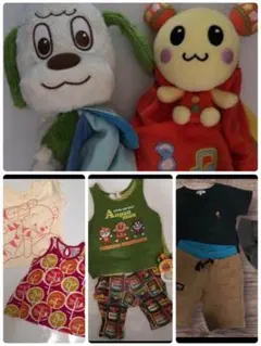 わんわん うーたん いないいないばあ ぬいぐるみ リュック 子供服セット