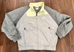 Nike ジャケット M (150)ライトグレー/イエロー