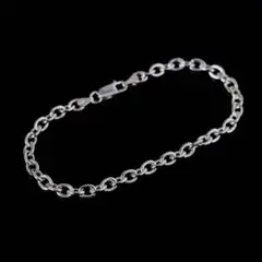 シルバー925 ブレスレット 19cm あずきチェーン B19C36