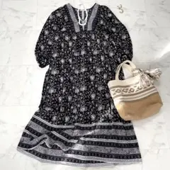 【美品✨20SS】ジャーナルスタンダードレリューム インド綿 フラワーワンピース