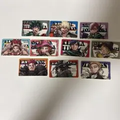 僕のヒーローアカデミア 最強ジャンプ 十傑 ステッカー 爆豪勝己 轟焦凍