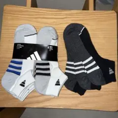adidas メンズソックス 9足セット ローカット