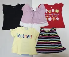 女の子　80 半袖　Tシャツ　ブラウス　カットソー　まとめ売り　夏服