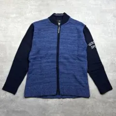 【希少サイズ】VERSACE SPORT ニット ジャケット ジップアップ