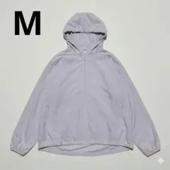 ユニクロ【M】ポケッタブルUVカットパーカー ライトグレー