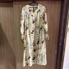 MICOAMERI 花柄 ロングワンピース フリーサイズ マーキュリーデュオ