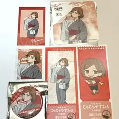 釘崎野薔薇 呪術廻戦 極楽湯 缶バッジ フォトカ 特典カード コースター