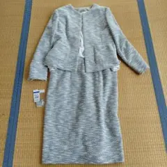 ANCHOR WOMAN セレモニースーツ サイズ15号 グレー系