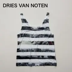 DRIES VAN NOTEN ノースリーブカットソー　ボーダー　プリントのサムネイル