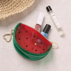PLAZA　スイカ　フルーツ　メッシュ　ポーチ　夏　ハートのサムネイル