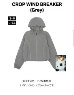 LE SSERAFIM popup CROP WIND BREAKER - メルカリ