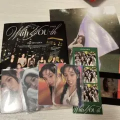 TWICE With You-th アルバム トレカ付き　サナ