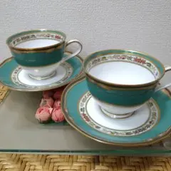 未使用　ノリタケ　ハナリンス　カップ＆ソーサー2客　②