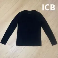 ICB★アイシービー 黒いニット L