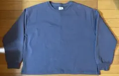 4512 スウェット　トレーナー　青