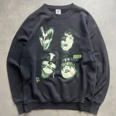 希少 90s KISS スウェット キッス USA製 ブラック バンT