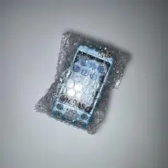 本当に録音再生！なつかしのガラケーマスコット スライドType ブルー　ガチャ