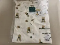 スターバックス　ジェラートピケ パジャマ　カットソーシャツ アイボリー