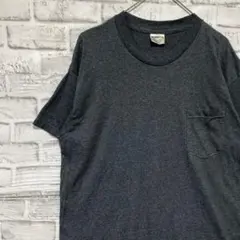 USA製90sヴィンテージTシャツシングルステッチグレー古着レディースXL724